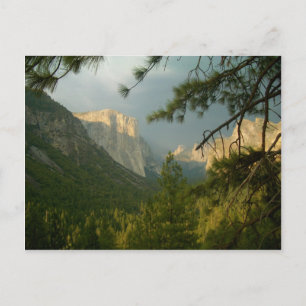 Postal Tormenta eléctrica por el valle de Yosemite