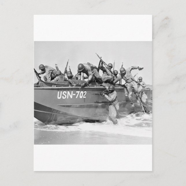 Postal Tormenta en la playa, años 40 (Anverso)