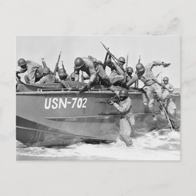 Postal Tormenta en la playa, años 40 (Anverso)