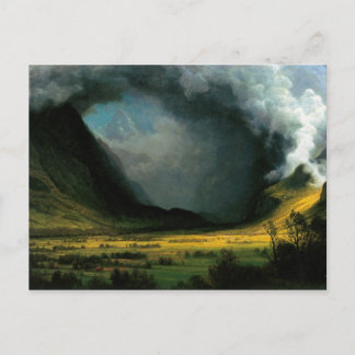 Postal Tormenta en las montañas
