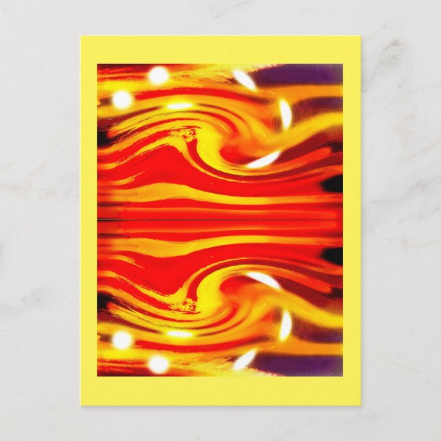 Postal Tormenta en un arte estrella distante (Anverso)