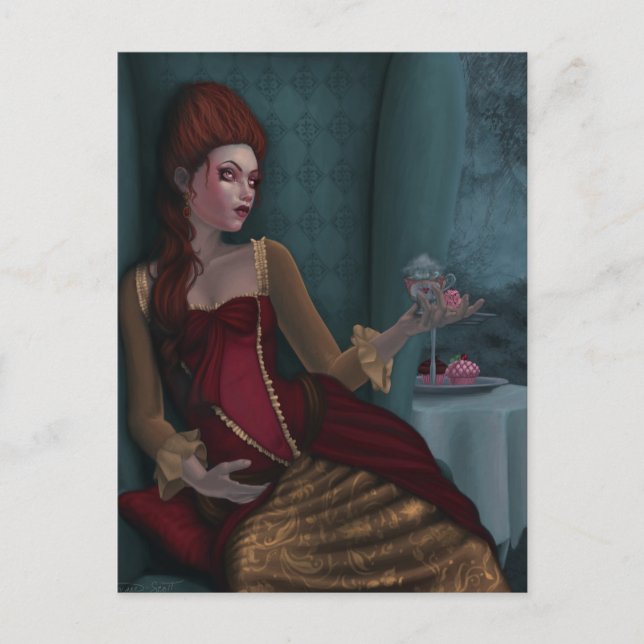 Postal Tormenta en una taza de té (Anverso)