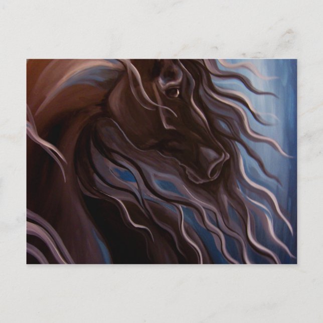 Postal Tormenta frisia (Anverso)