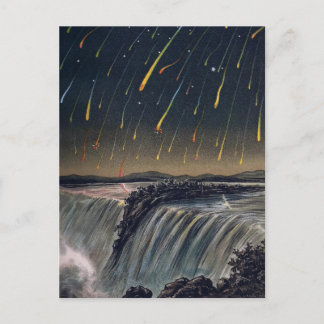 Postal Tormenta meteorológica sobre las cataratas del Niá