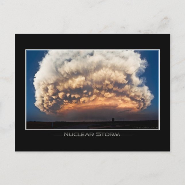 Postal Tormenta nuclear (Anverso)