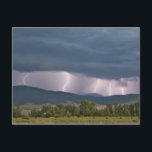 Postal Tormenta produjo relámpagos en el Jocko<br><div class="desc">COPYRIGHT Chuck Haney / superstock.com | US27 CHA2045.jpg | Tormenta produjo relámpagos en el Valle de Jocko cerca de Arlee,  Montana</div>