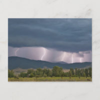 Tormenta produjo relámpagos en el Jocko