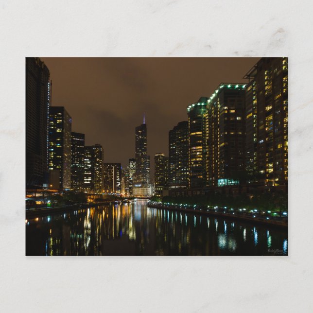 Postal Tormenta se avecina sobre Chicago (Anverso)
