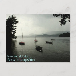 Postal Tormenta sobre el lago Newfound