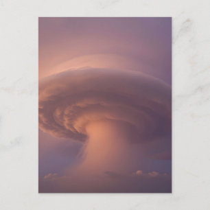 Postal Tormenta supercelda de mamut Nube en forma de hong