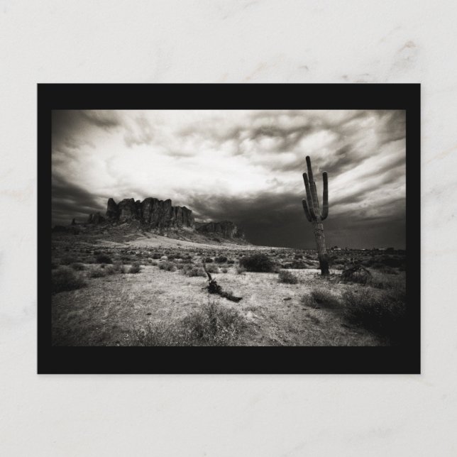 Postal Tormenta veraniega en las montañas de la superstic (Anverso)