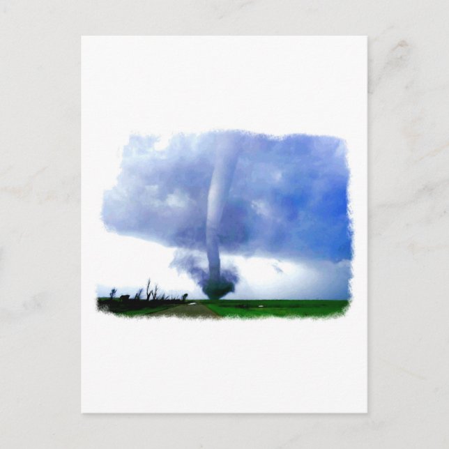 Postal Tornado Azul (Anverso)