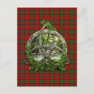 Postal Torno Celta Knot Y Clan MacDonald De Glencoe