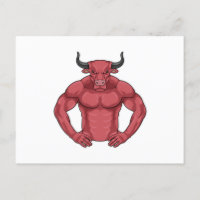 Toro como culturista extremo