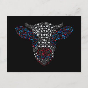 Postal Toro de emisiones agrícolas