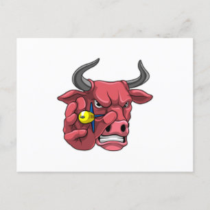 Postal Toro en Darts con Dart