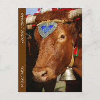 Postal Toro y campana