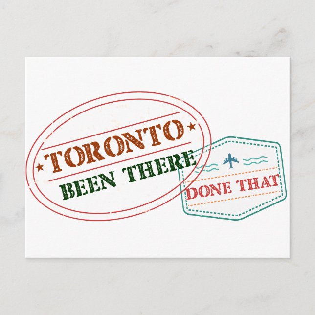 Postal Toronto Bein hizo eso (Anverso)