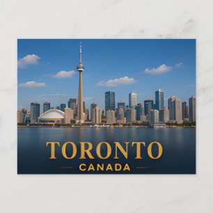 Postal Toronto Canadá Moderno Horizonte Destino de Viaje