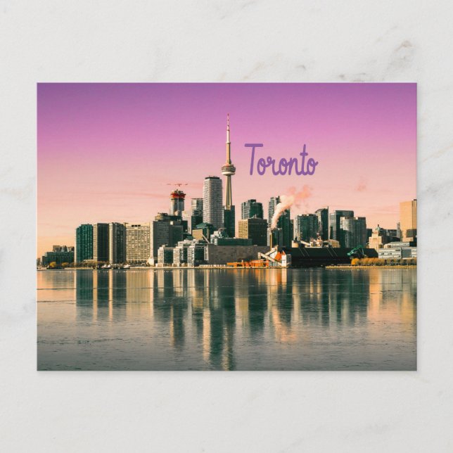 Postal Toronto Capital de Ontario Canada City Skyline (Anverso)