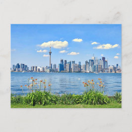 Postal Toronto Downtown Water View Ontario River Island