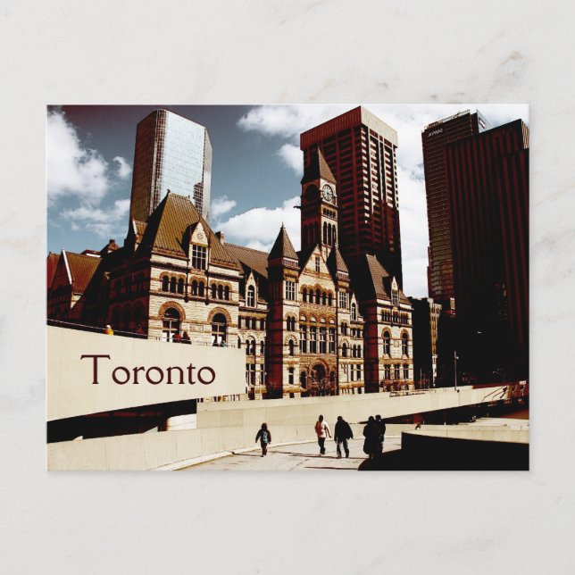 Postal Toronto, el antiguo ayuntamiento (Anverso)