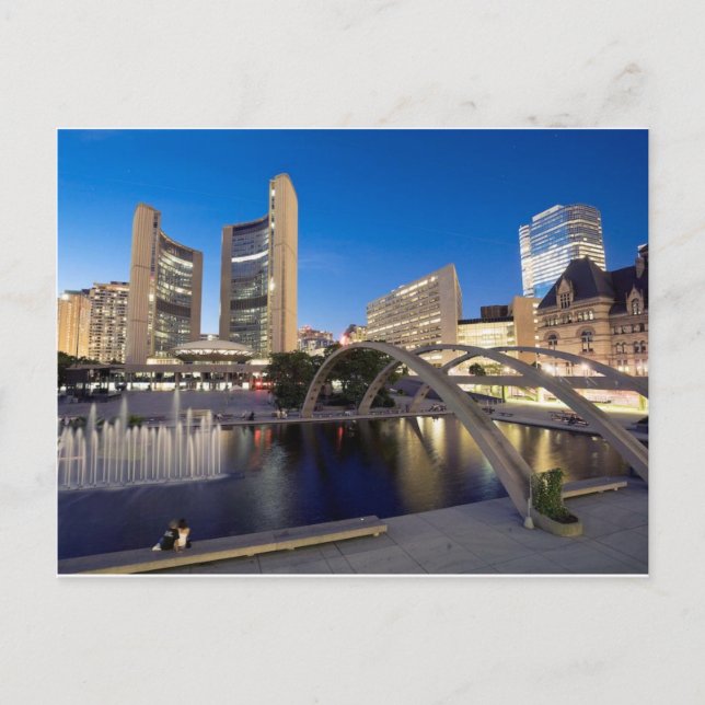 Postal Toronto en la ciudad de verano (Anverso)