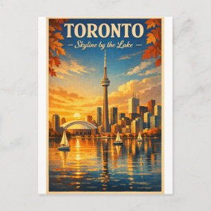 Postal TORONTO – Horizonte por el Lago