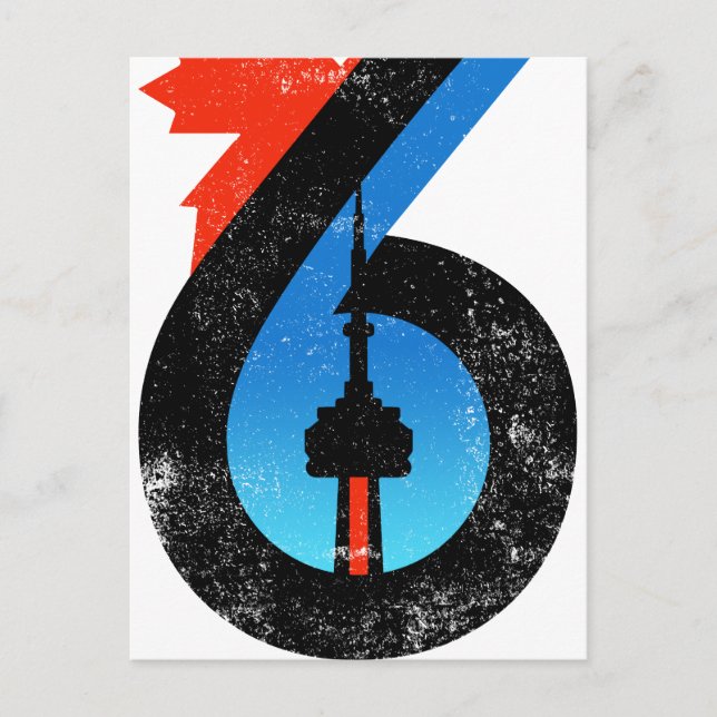 Postal Toronto Los Seis (Anverso)