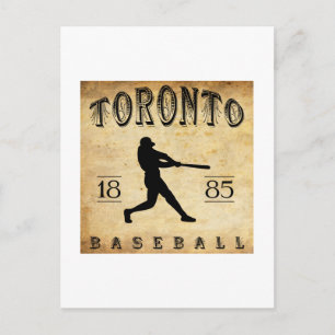 Postal Toronto Ontario Canadá Béisbol 1885