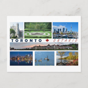 Postal Toronto Ontario Canada Touricard Multiview
