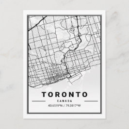 Postal Toronto Ontario Canada Travel City Map
