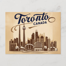 Postal Toronto vintage, Canadá