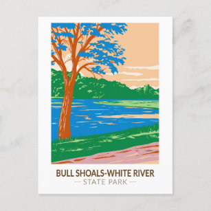 Postal Toros - Parque Estatal del Río Blanco Arkansas