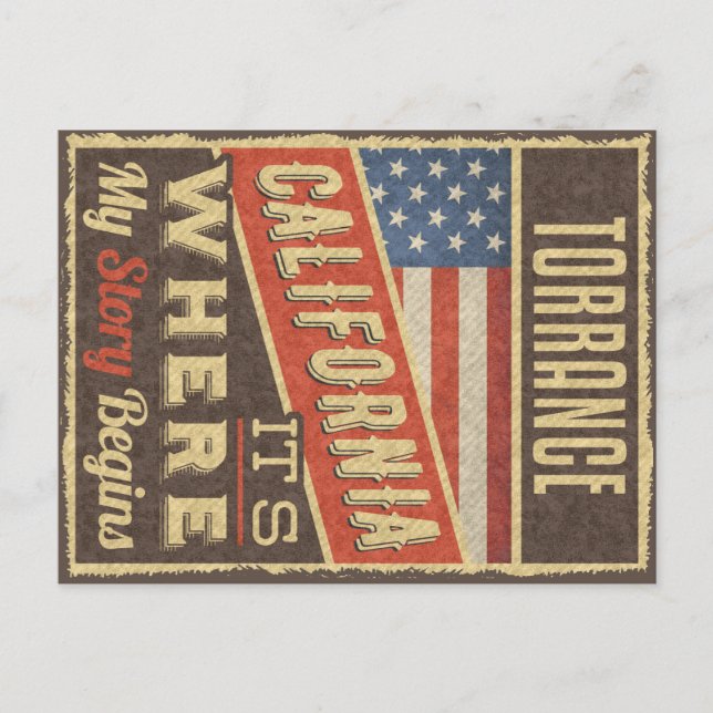 Postal Torrance California (Anverso)