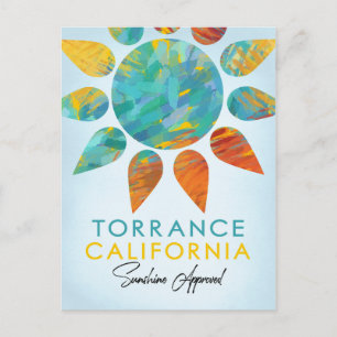 Postal Torrance California Sunshine Travel