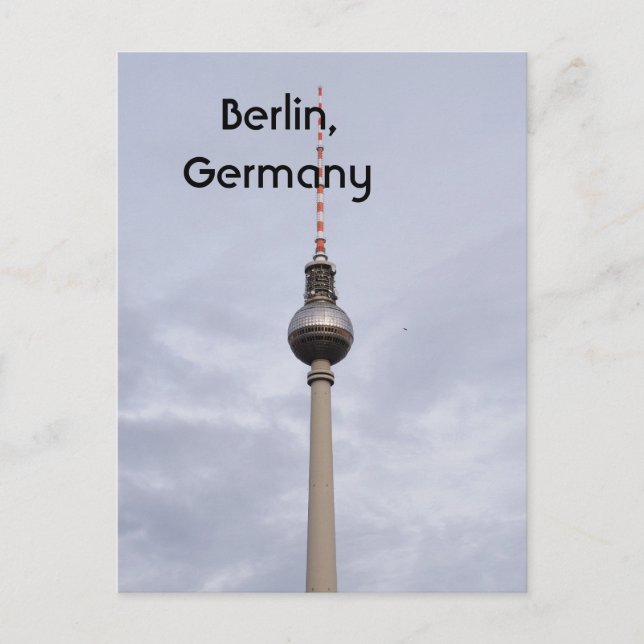 Postal Torre Alexanderplatz (Anverso)