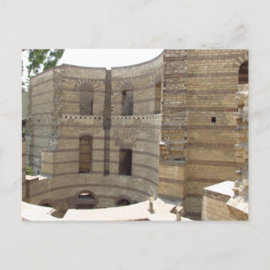 Postal Torre Babel en el viejo Cairo