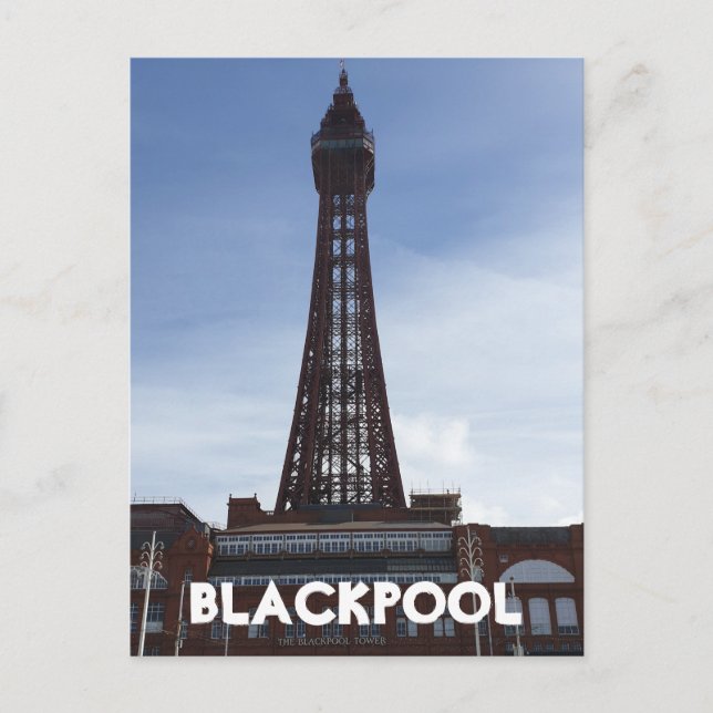 Postal Torre Blackpool (Anverso)