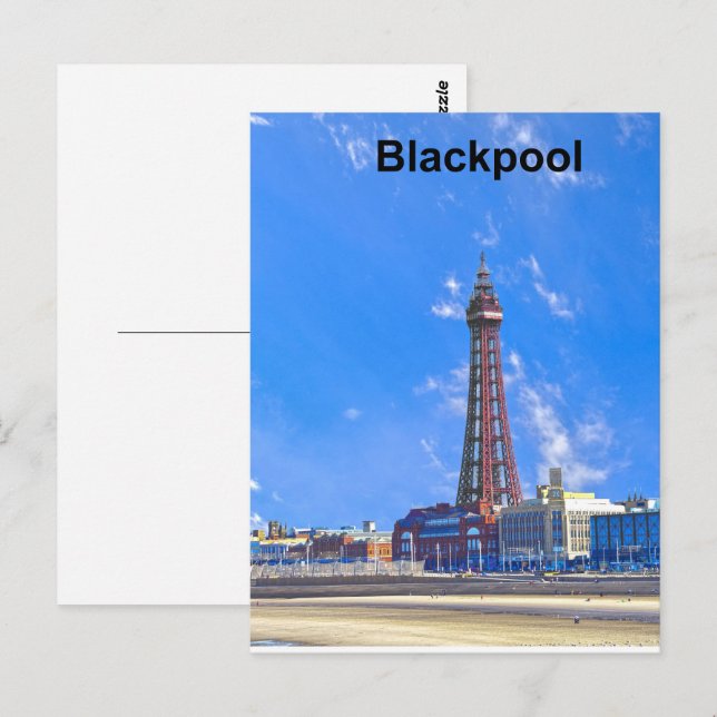 Postal Torre Blackpool (Anverso / Reverso)