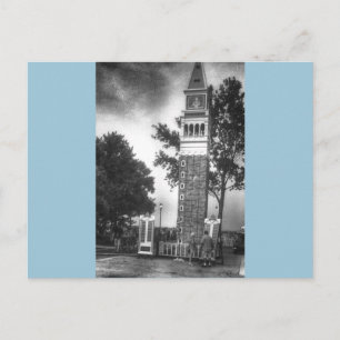 Postal Torre Blanca y Negra