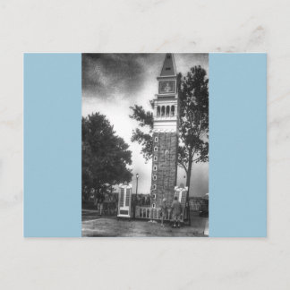 Postal Torre Blanca y Negra