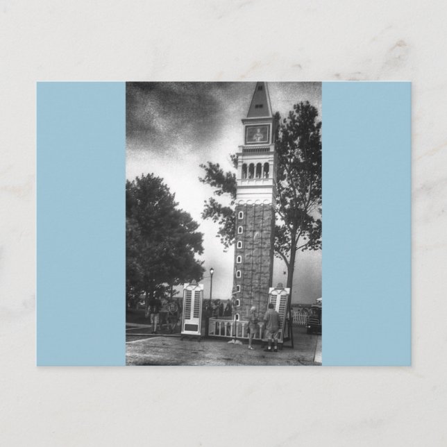 Postal Torre Blanca y Negra (Anverso)