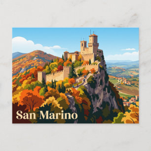 Postal Torre Cesta San Marino