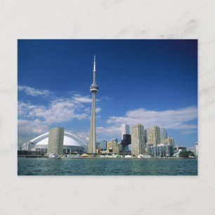 Postal Torre CN y Skydome en Toronto, Ontario,