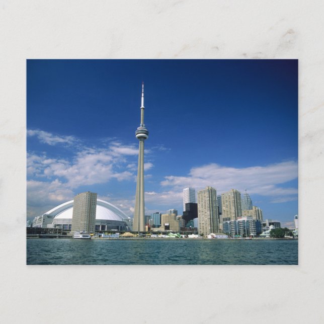 Postal Torre CN y Skydome en Toronto, Ontario, (Anverso)