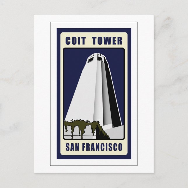 Postal Torre Coit (Anverso)