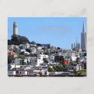 Postal Torre Coit de San Francisco