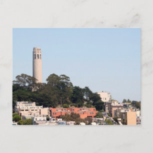 Postal Torre Coit de San Francisco