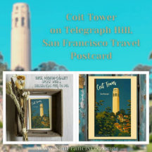 Torre Coit en Telegraph Hill, Viajes a San Francis
